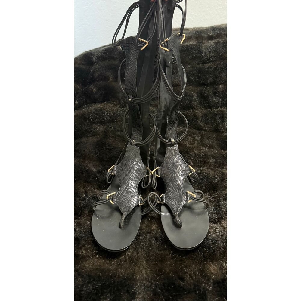 Aldo Flat Womens 9 sexy Grecian shoes Gladiator Open Toe Sandals